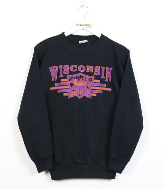 VINTAGE WISCONSIN SWEATER XS