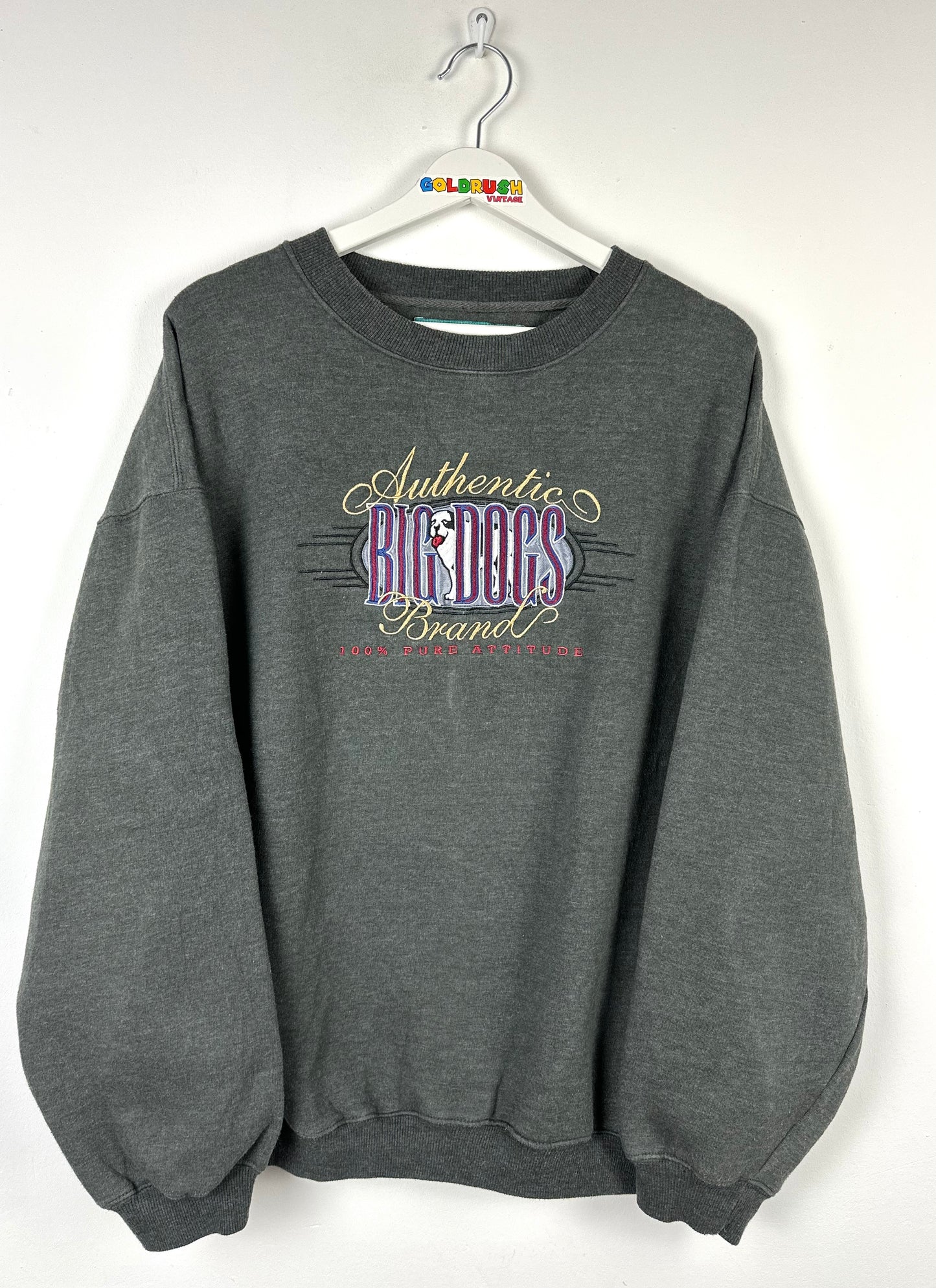 VINTAGE BIG DOGS SWEATER L