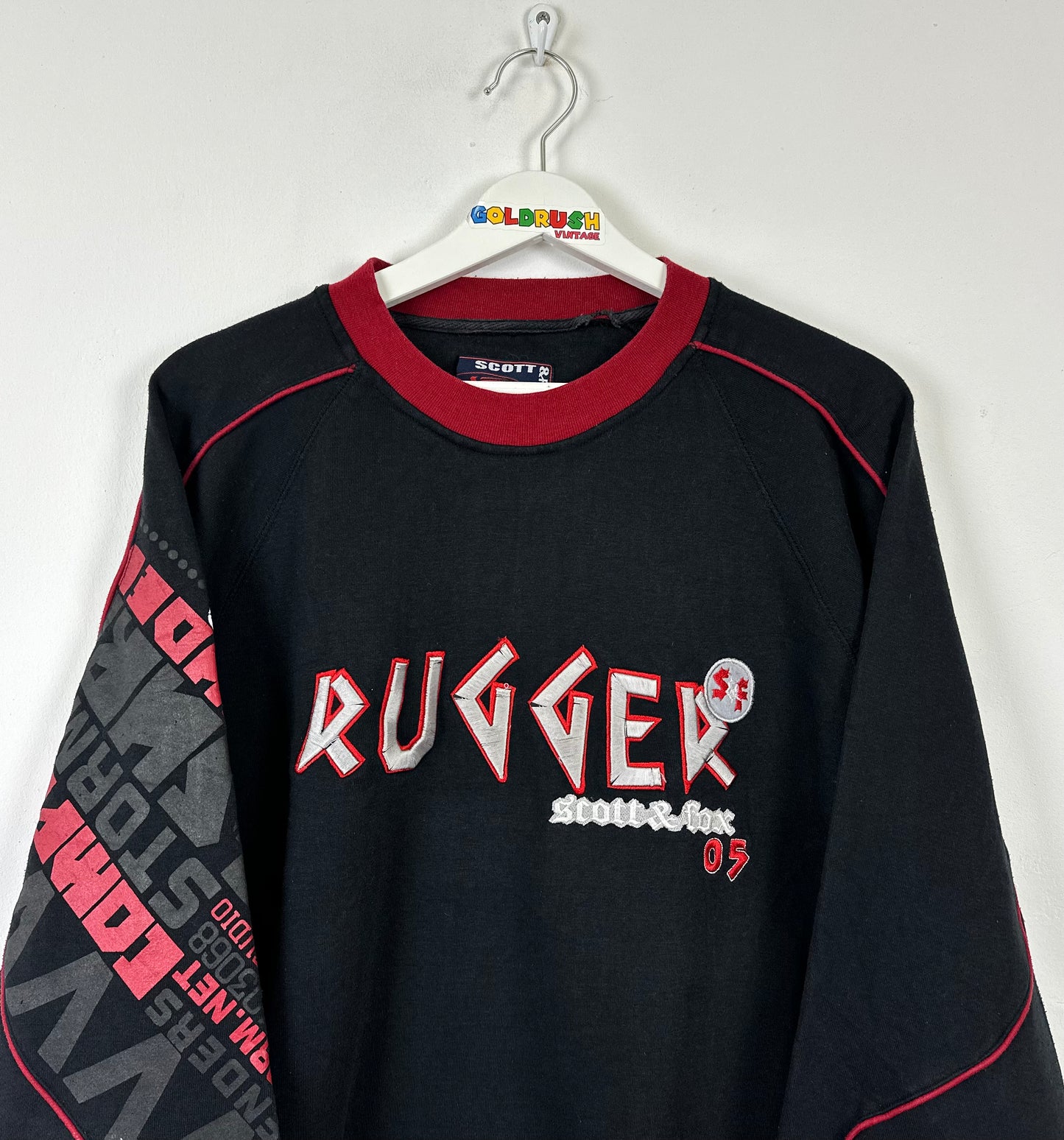 VINTAGE RUGGER SWEATER L