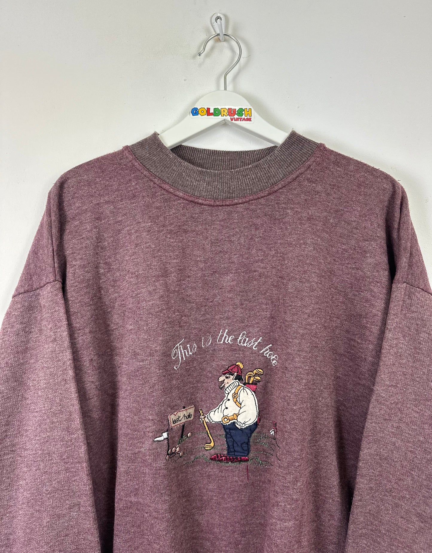 VINTAGE GOLF SWEATER M