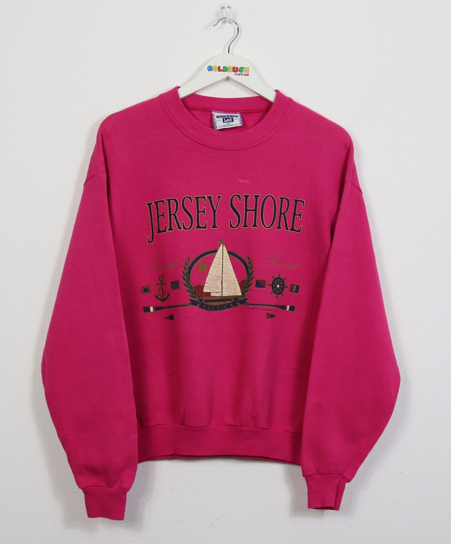 VINTAGE JERSEY SHORE SWEATER M