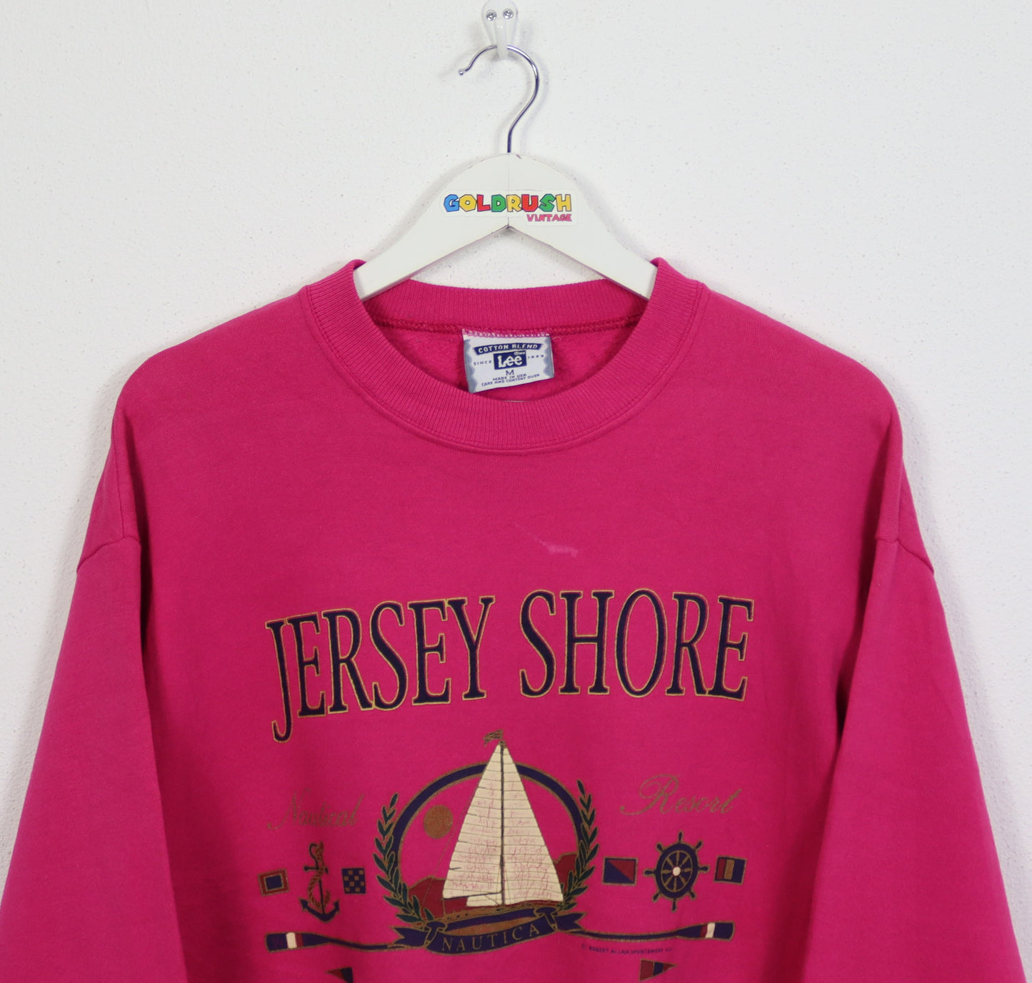 VINTAGE JERSEY SHORE SWEATER M