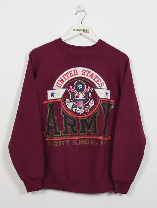 VINTAGE USA ARMY SWEATER S