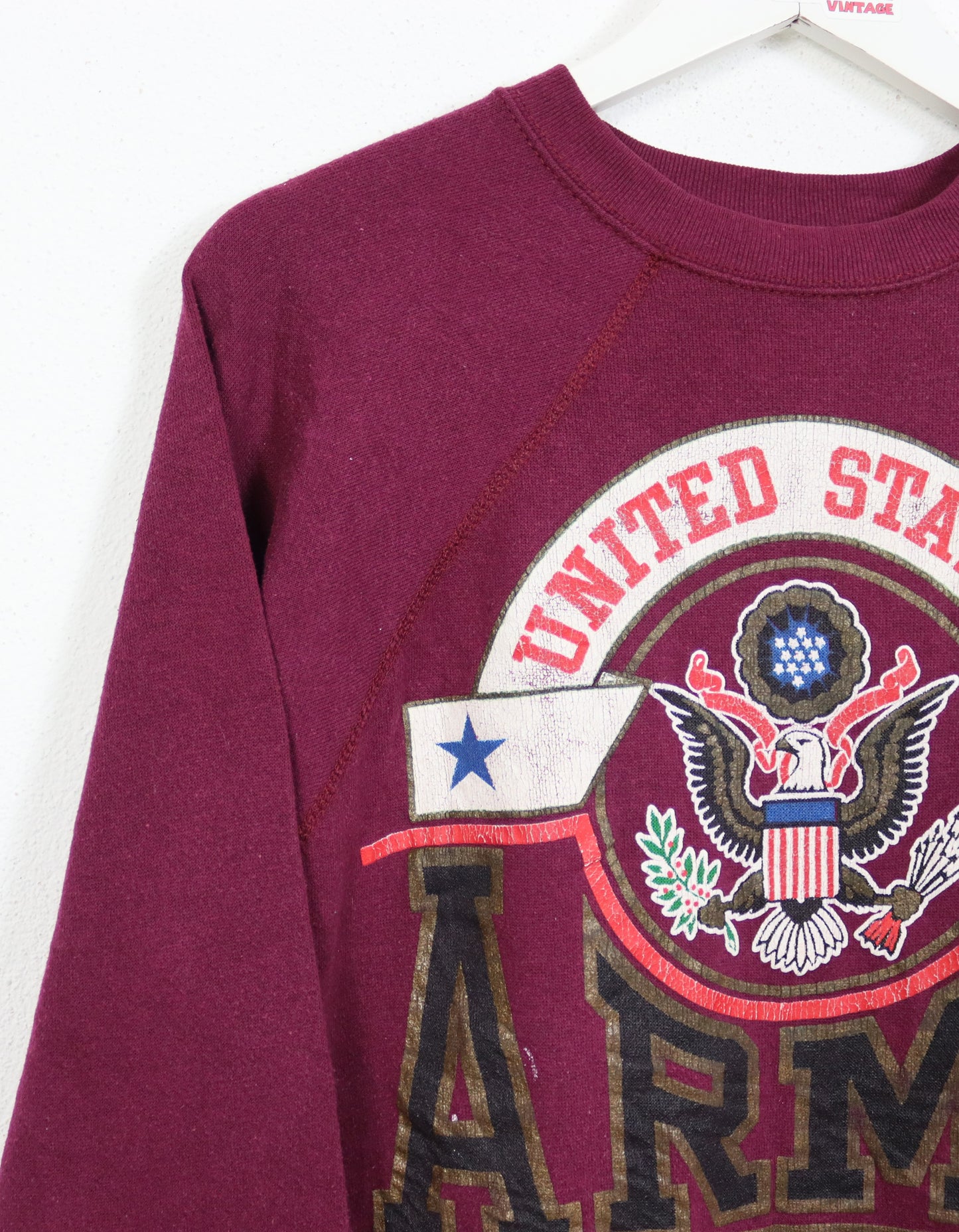 VINTAGE USA ARMY SWEATER S