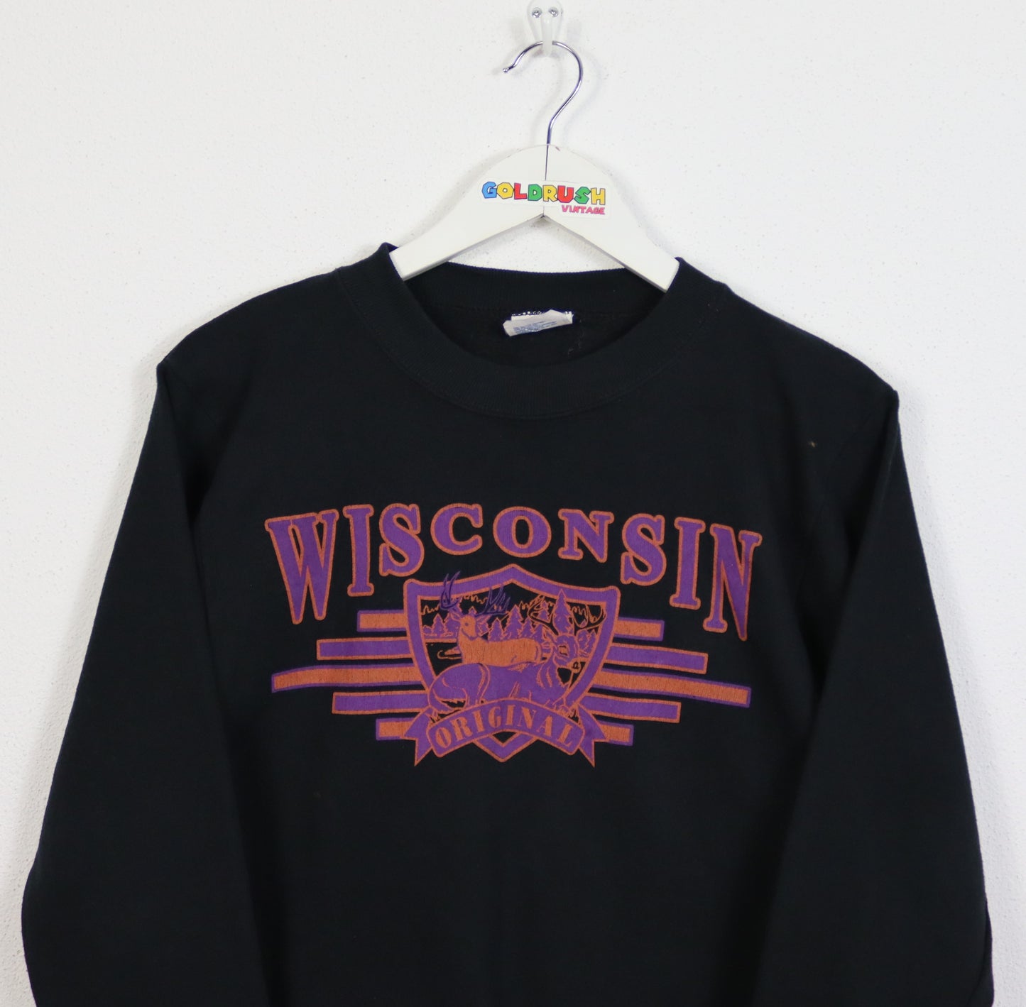 VINTAGE WISCONSIN SWEATER XS