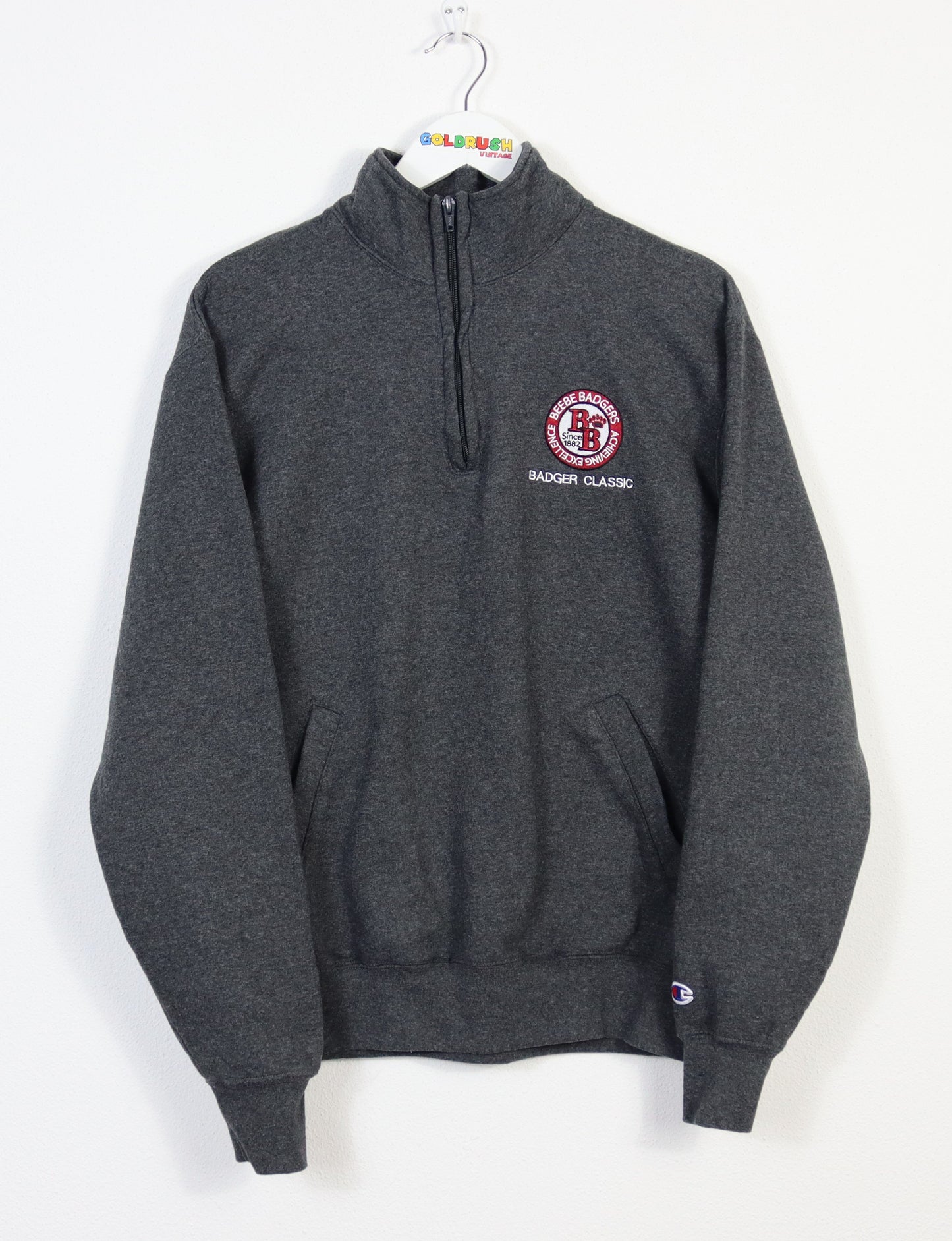 Champion Beebe Badgers ZIP Sweater M