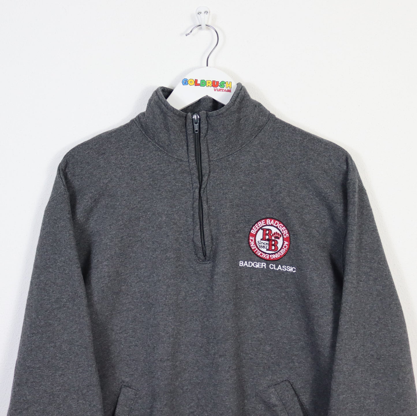 Champion Beebe Badgers ZIP Sweater M