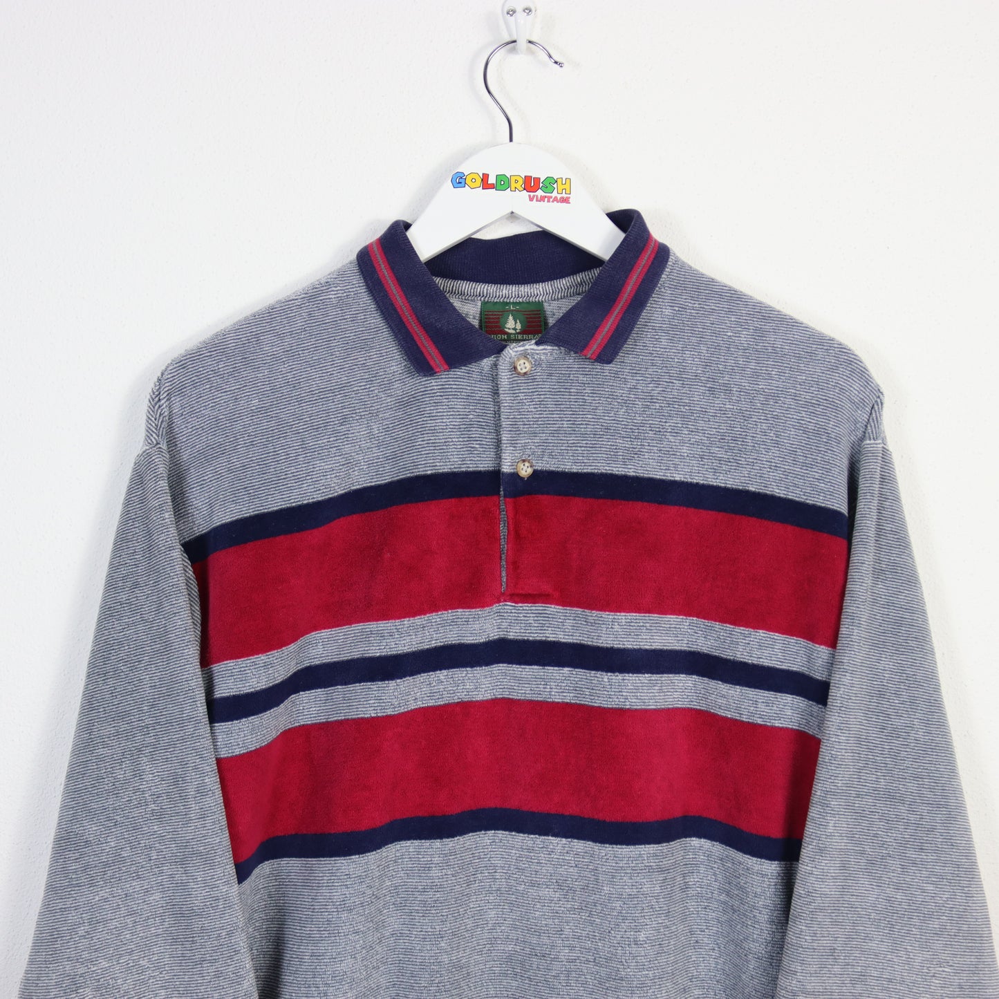 Vintage Samt Pullover M