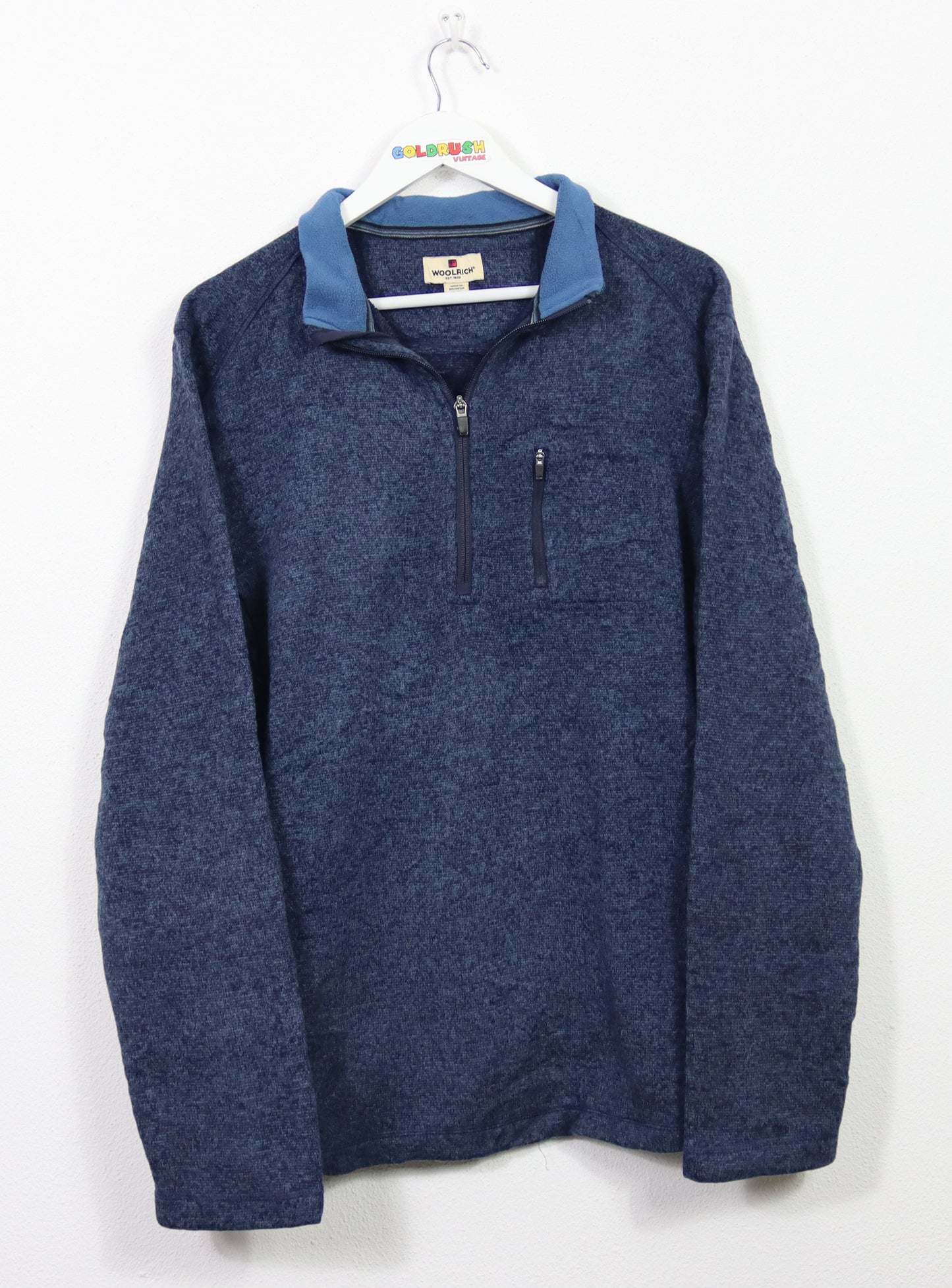 WOOLRICH ZIP SWEATER XL