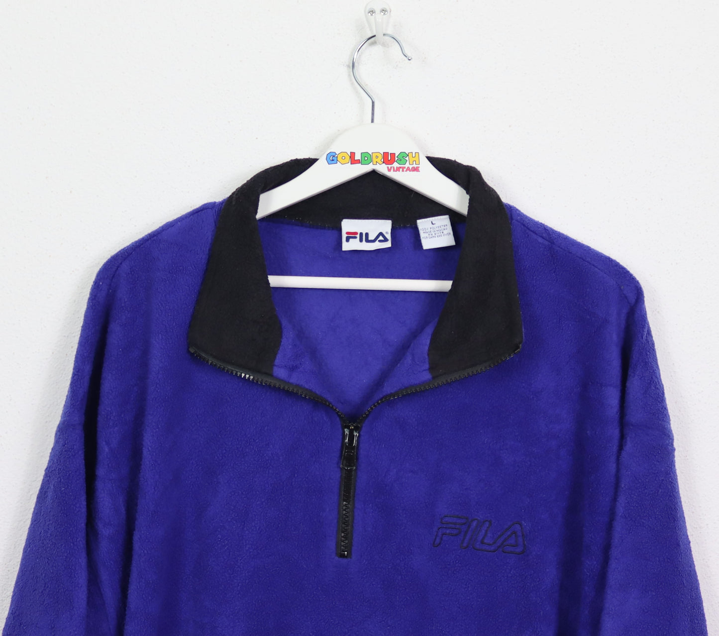 VINTAGE FILA ZIP FLEECE L