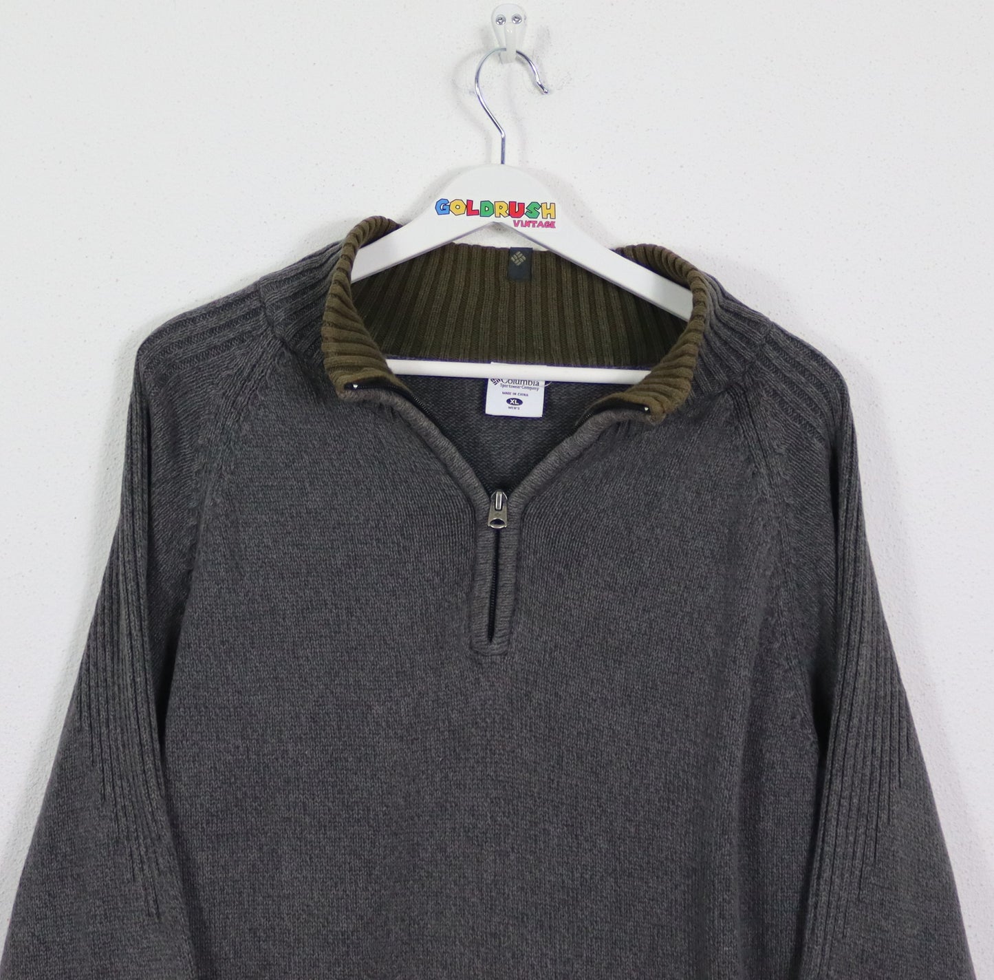 COLUMBIA ZIP SWEATER XL