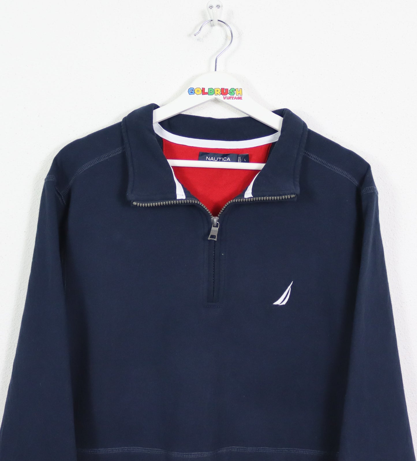 NAUTICA ZIP SWEATER L