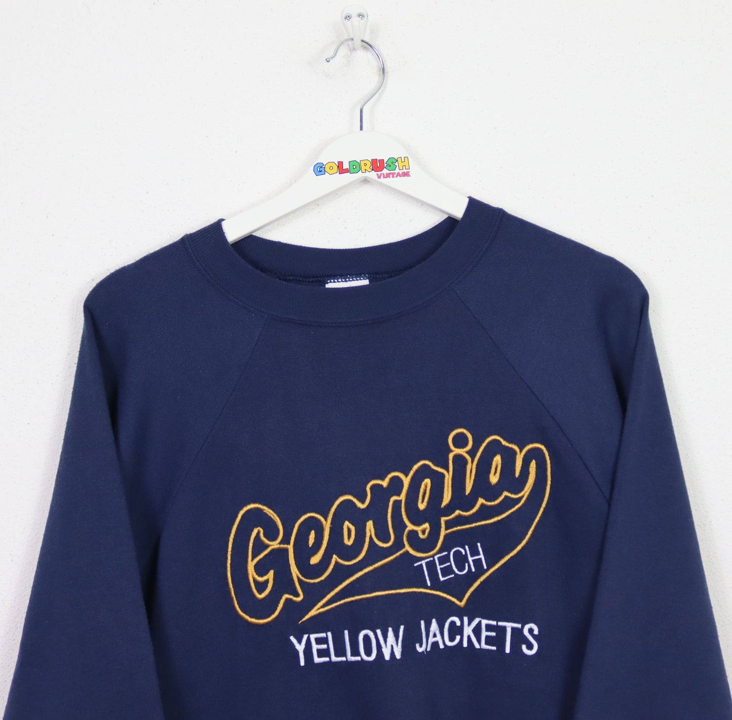 VINTAGE GEORGIA YELLOW JACKETS SWEATER L