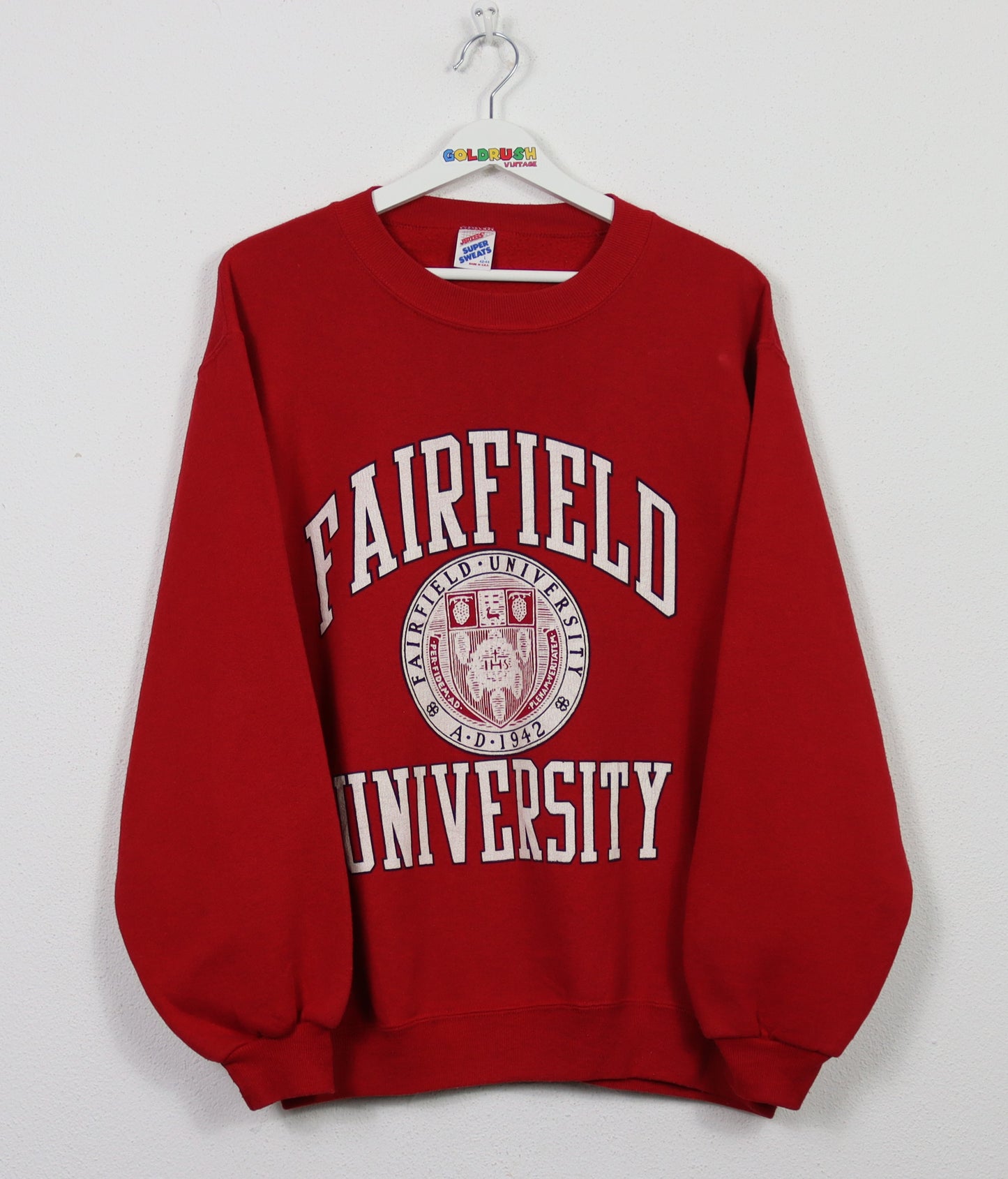 VINTAGE FAIRFIELD UNIVERSITY SWEATER L