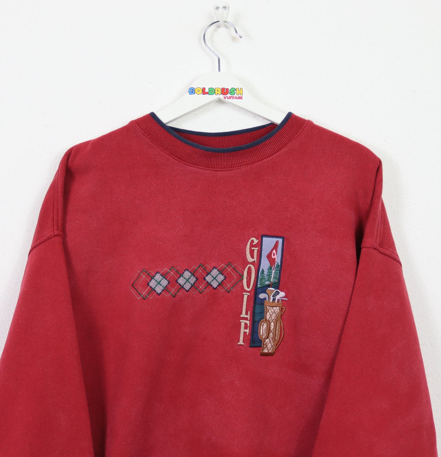 VINTAGE GOLF SWEATER XL