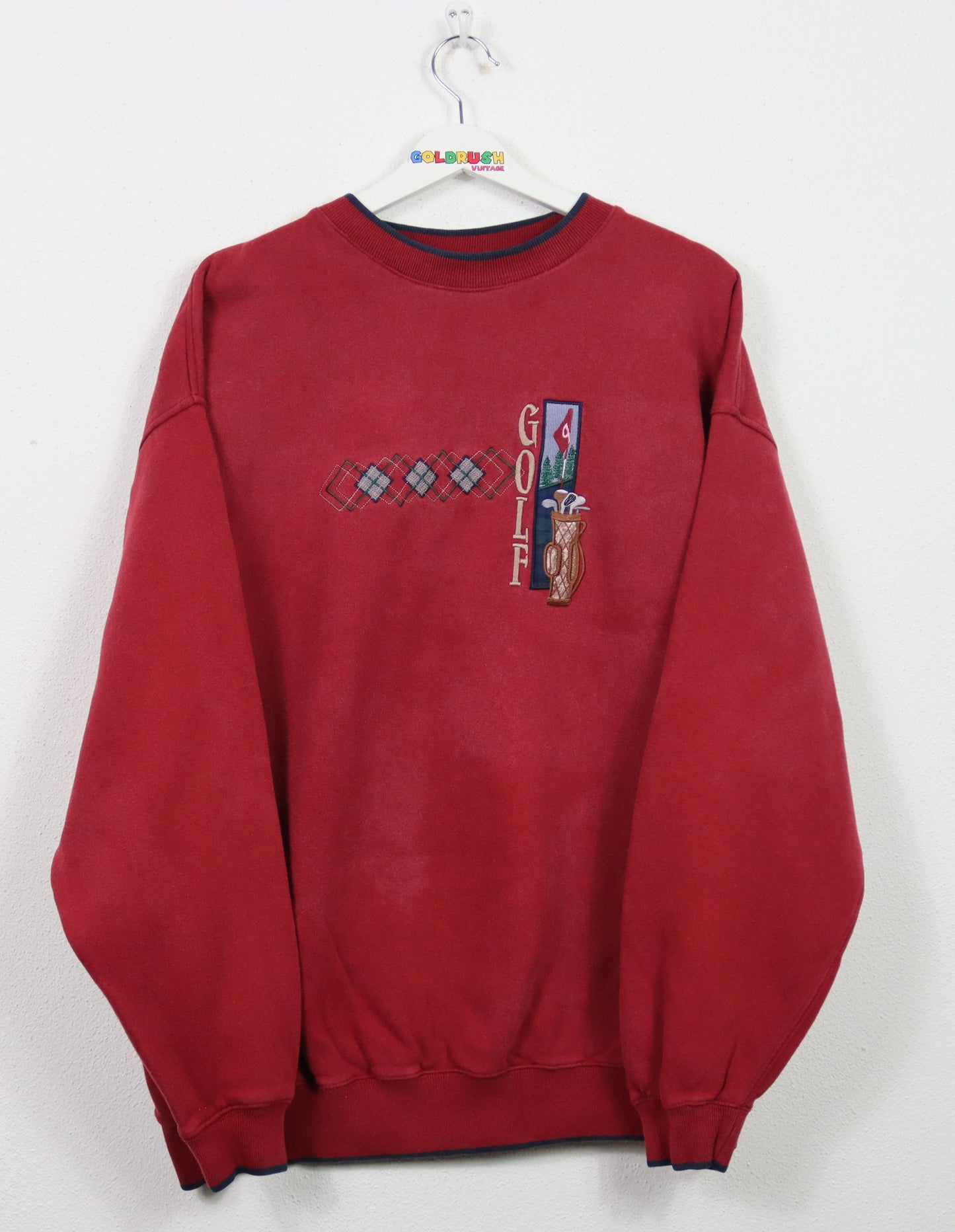 VINTAGE GOLF SWEATER XL