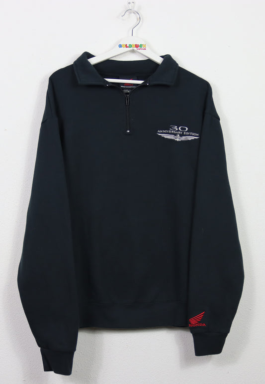 VINTAGE HONDA GOLDWING ZIP SWEATER L