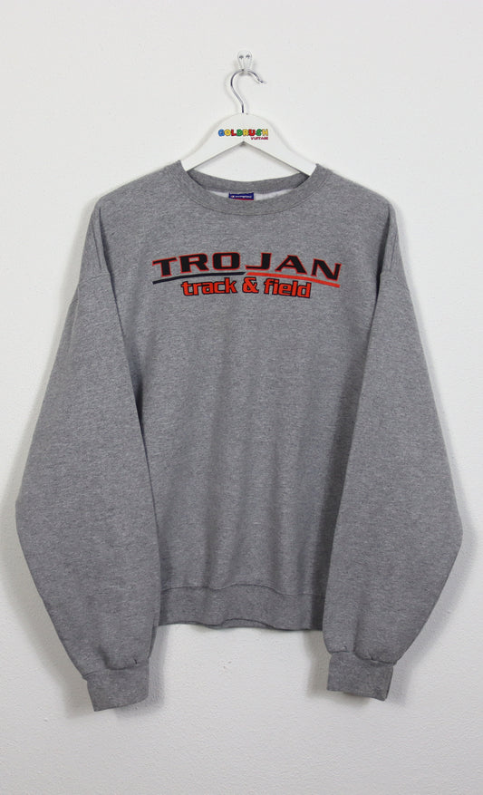 Champion Trojan track & field Sweater L