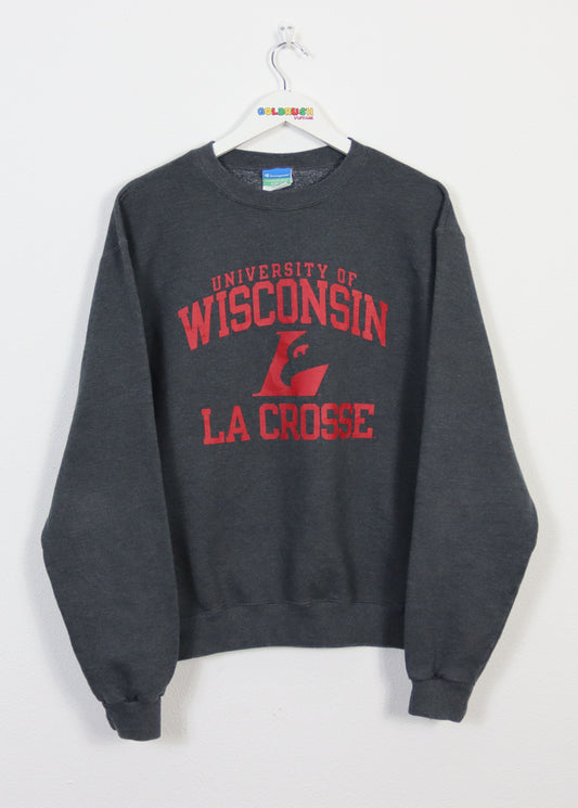 CHAMPION UNIVERSITY WISCONSIN LACROSSE SWEATER M