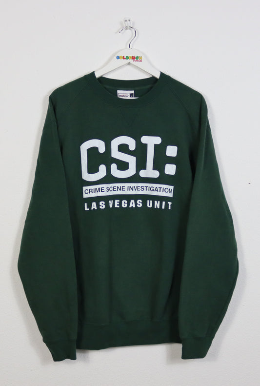 VINTAGE CSI LAS VEGAS SWEATER L