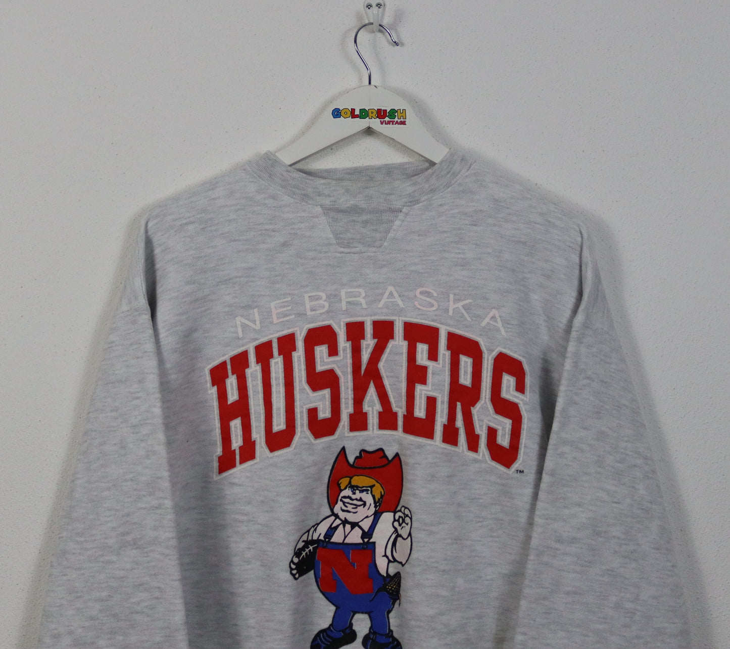 VINTAGE STARTER NEBRASKA HUSKERS SWEATER M