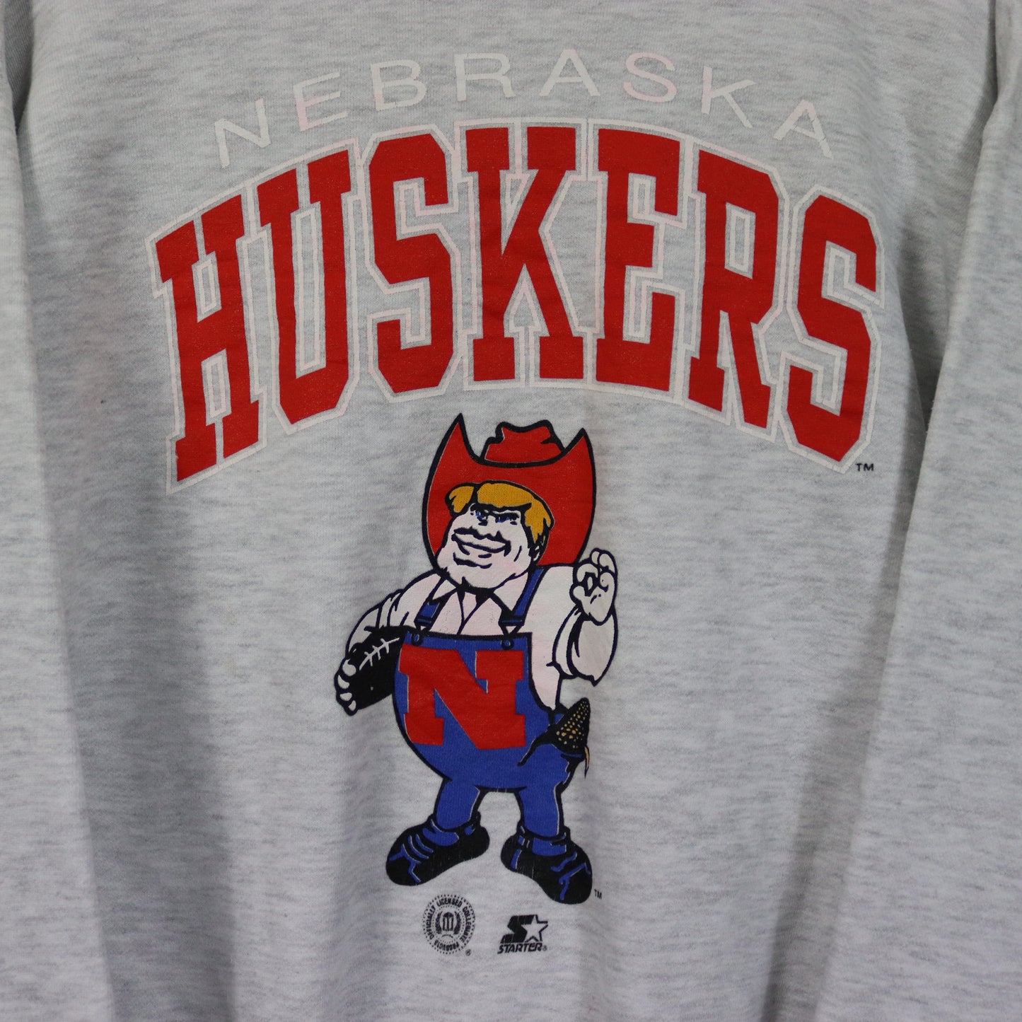 VINTAGE STARTER NEBRASKA HUSKERS SWEATER M