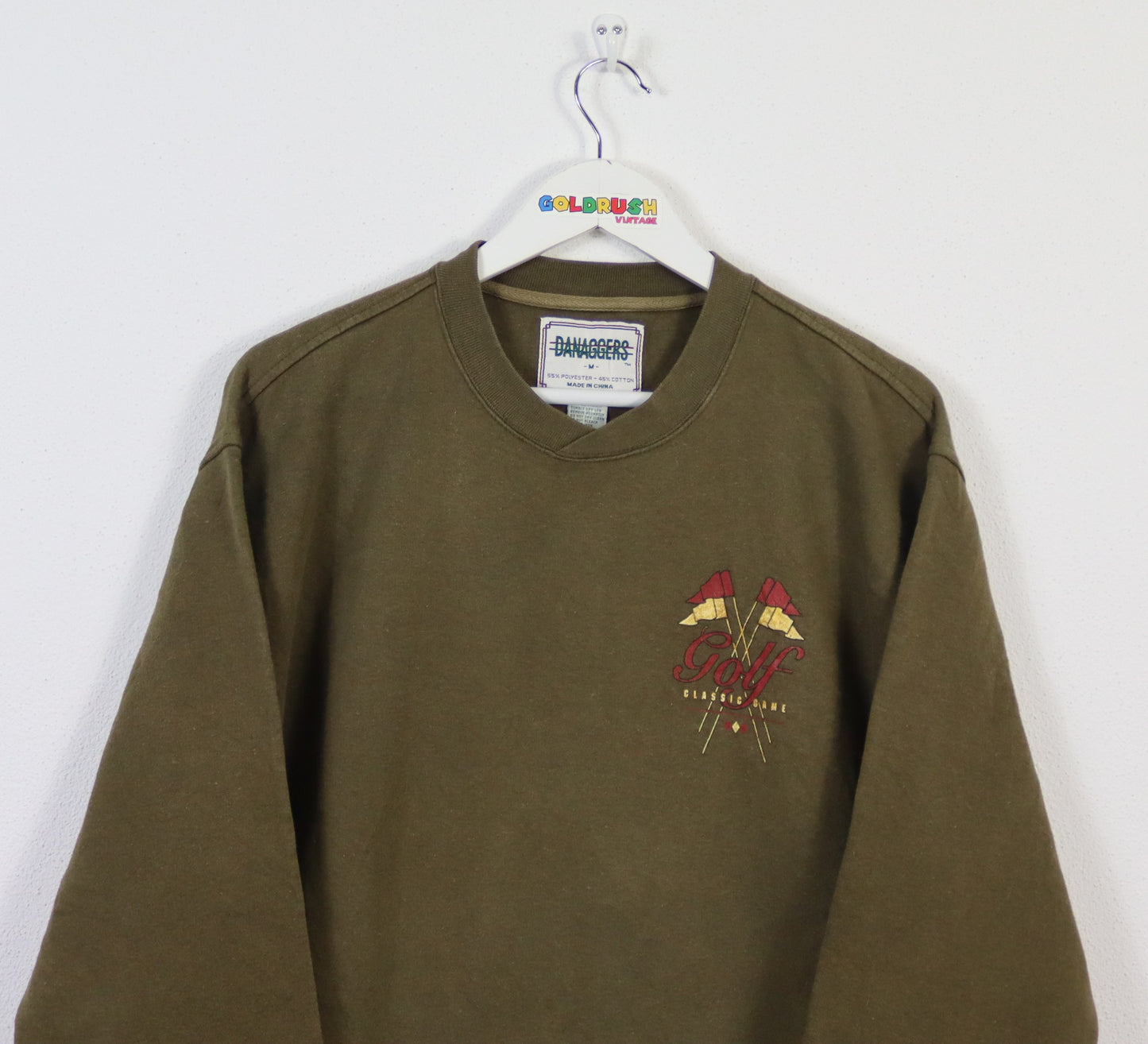 VINTAGE GOLF SWEATER M