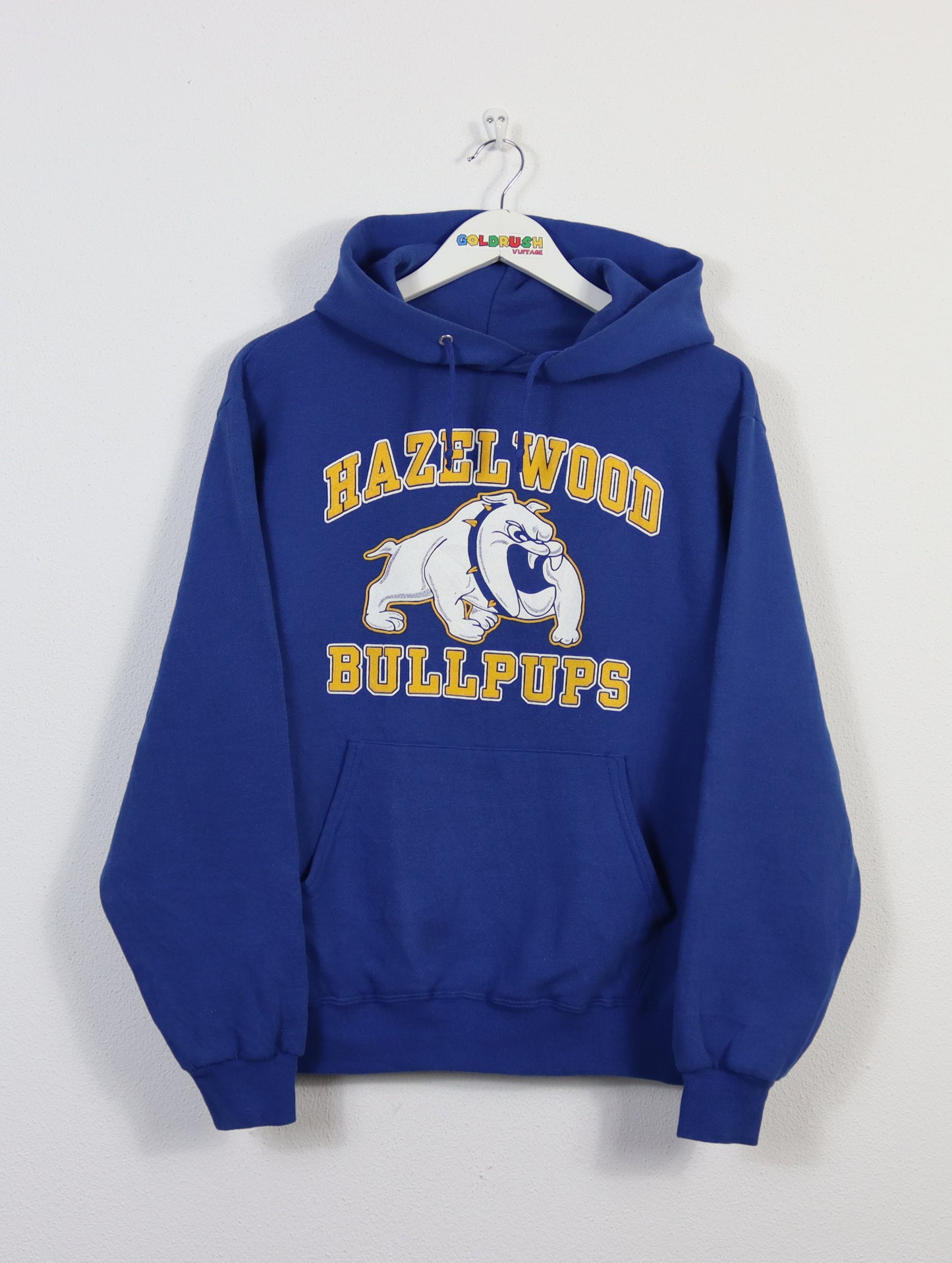 VINTAGE HAZEL WOOD BULLPUPS HOODIE S