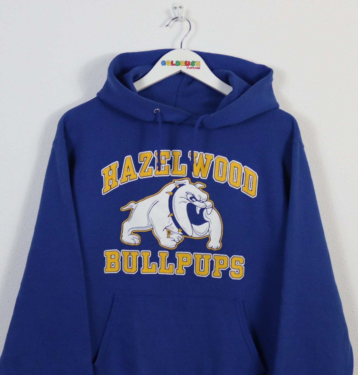 VINTAGE HAZEL WOOD BULLPUPS HOODIE S