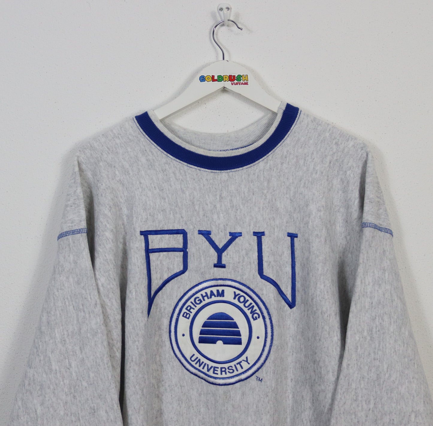 BYU BRIGHAM YOUNG SWEATER L