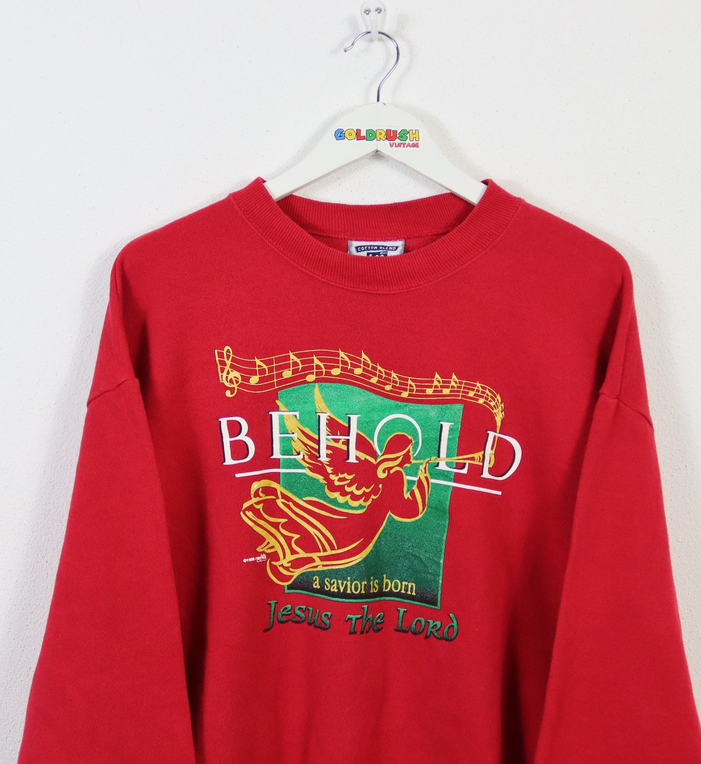 VINTAGE JESUS THE LORD SWEATER 1996 M