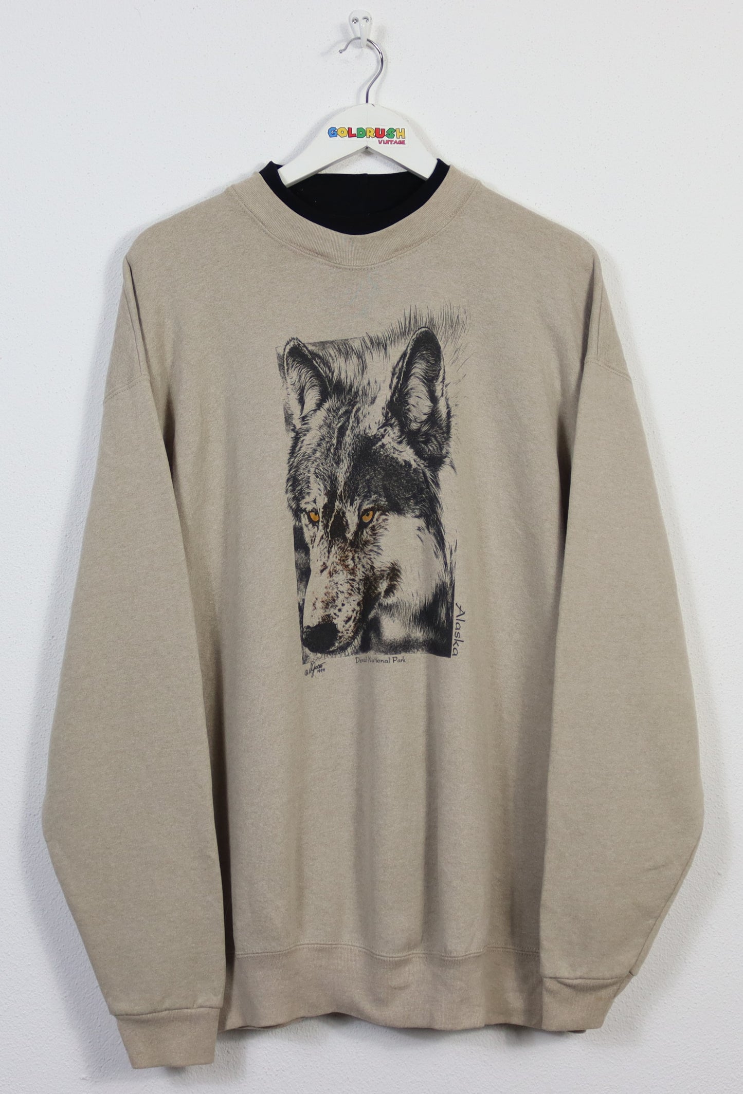 VINTAGE WOLF SWEATER XL