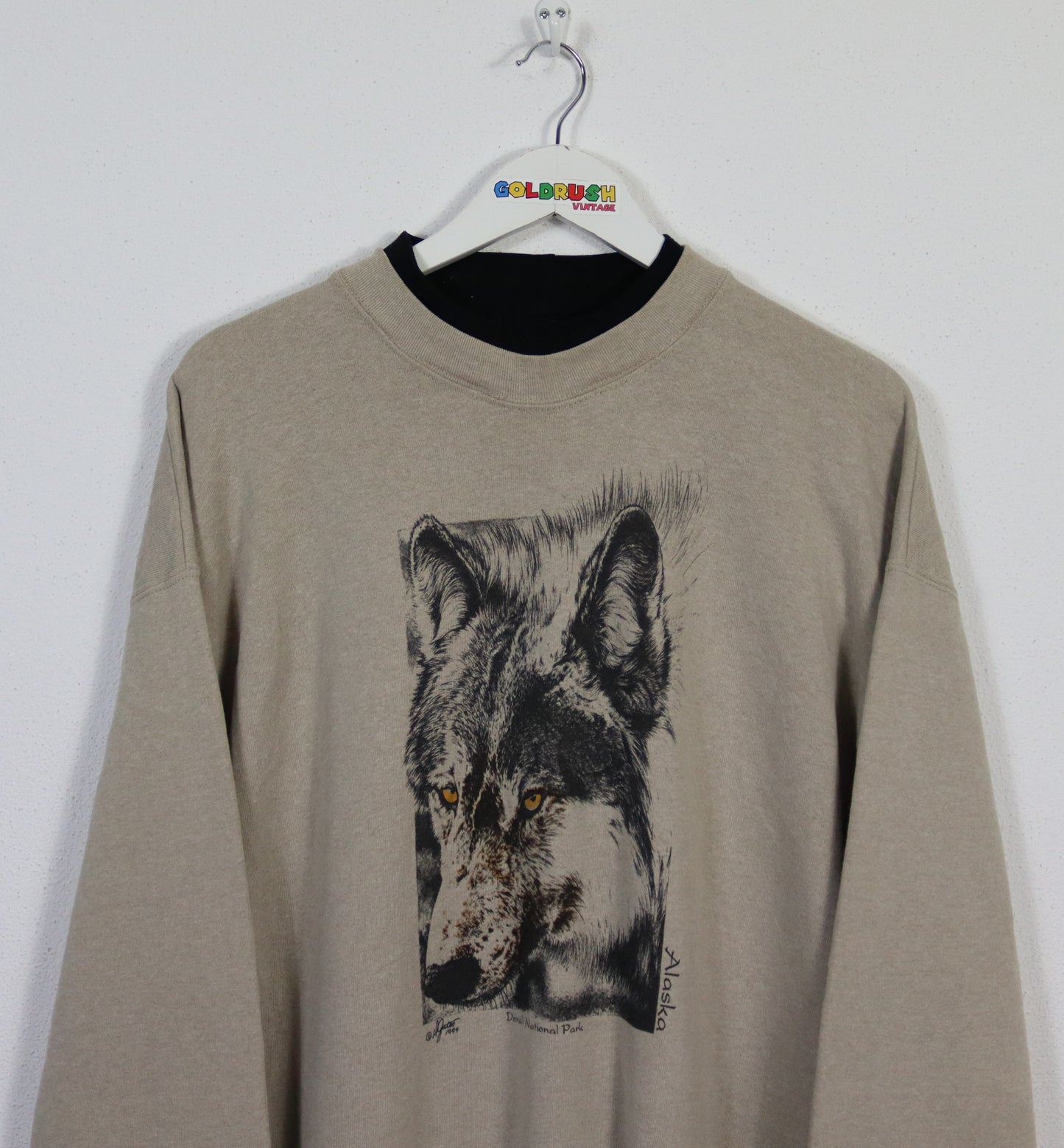 VINTAGE WOLF SWEATER XL