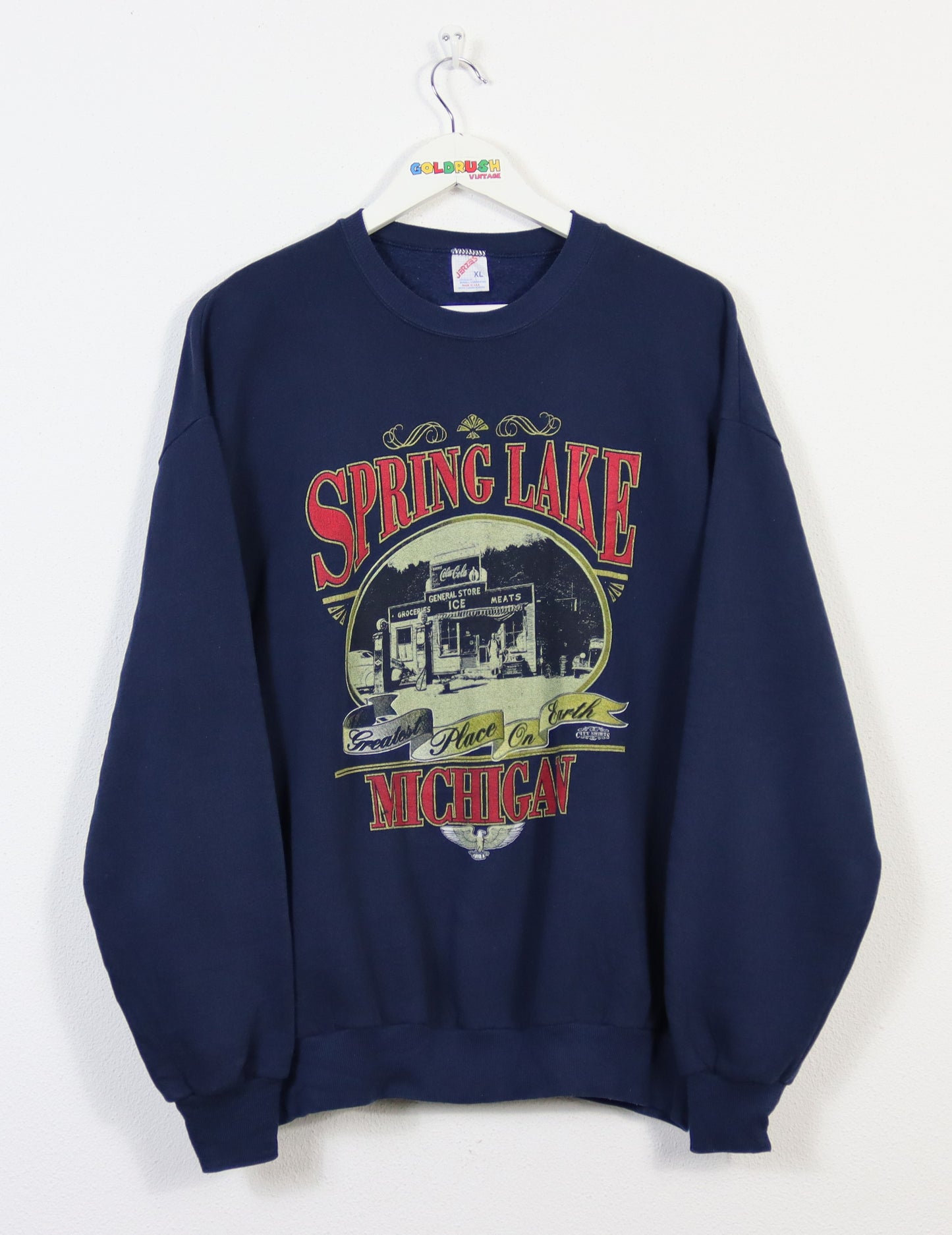 VINTAGE MICHIGAN SWEATER L