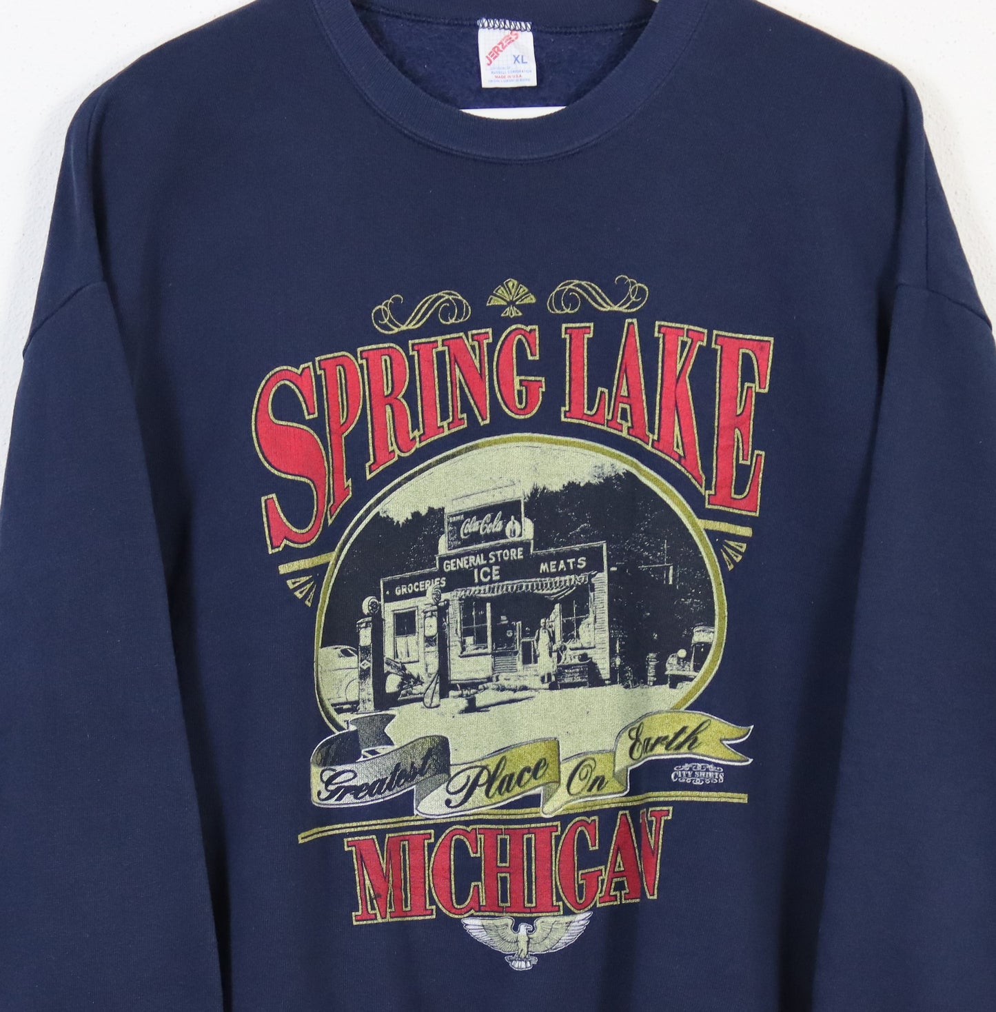 VINTAGE MICHIGAN SWEATER L