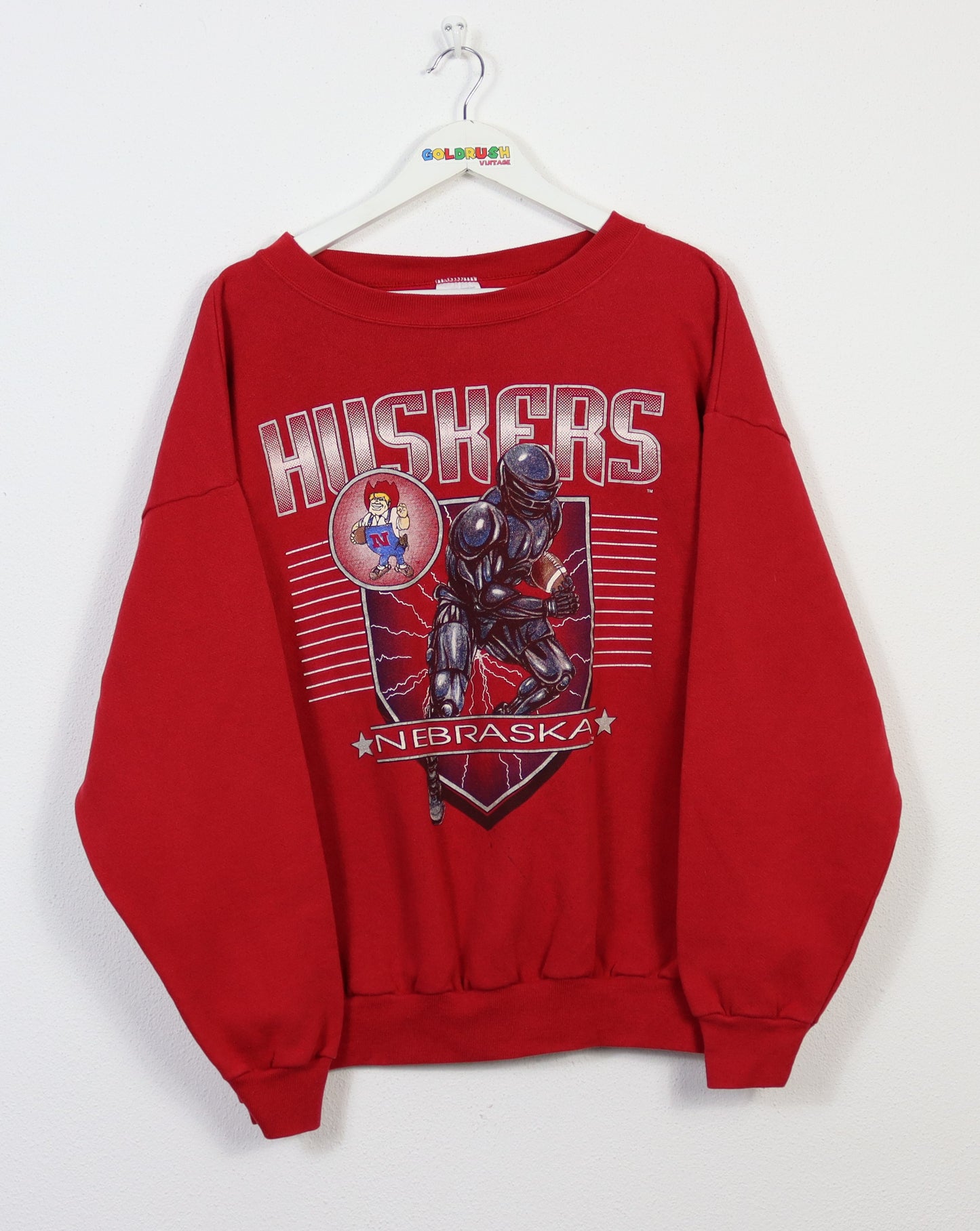 VINTAGE NEBRASKA HUSKERS SWEATER L