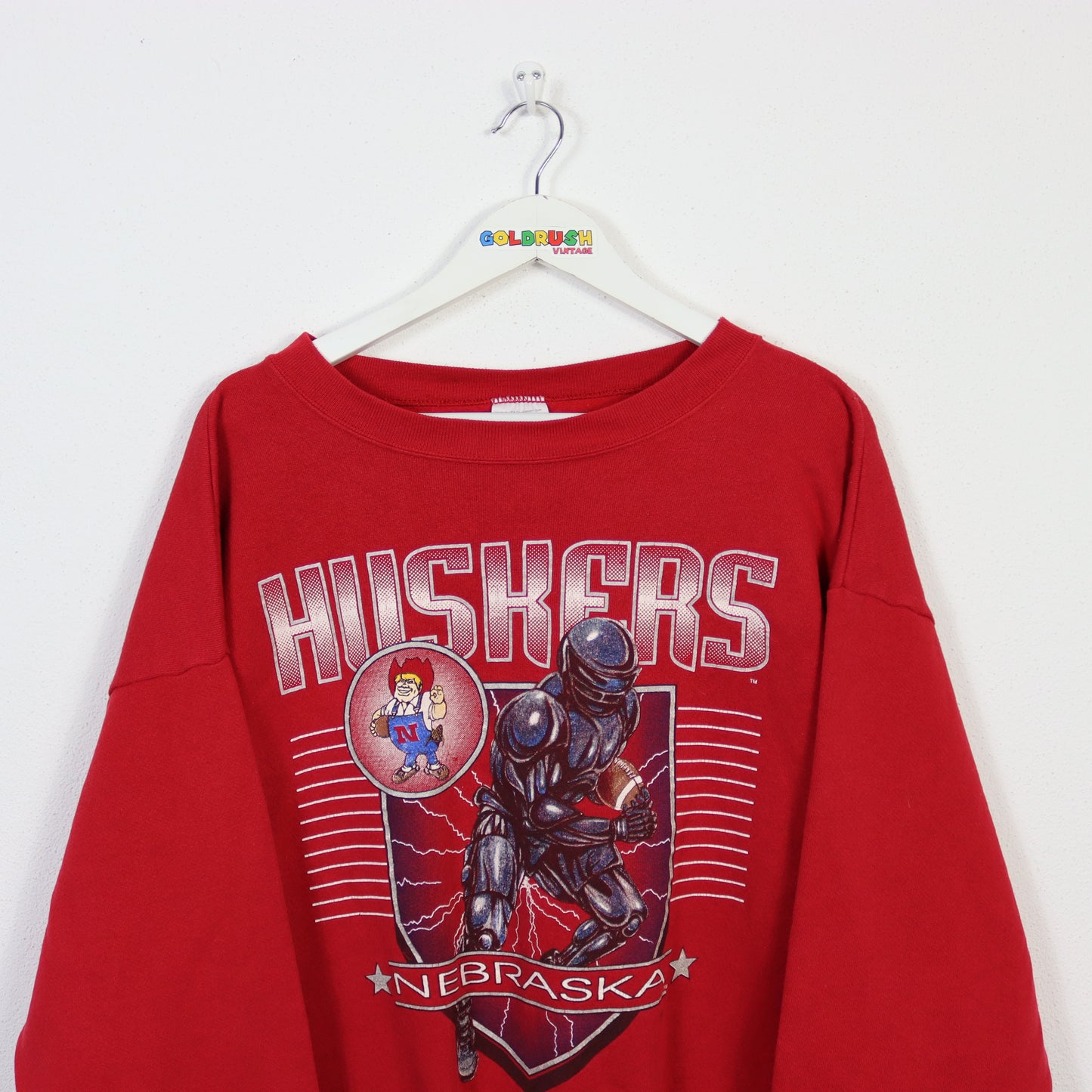 VINTAGE NEBRASKA HUSKERS SWEATER L