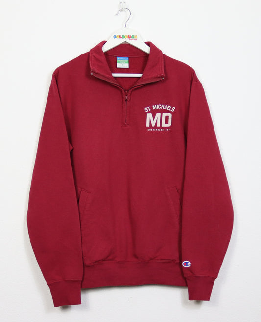 CHAMPION ST.MICHAELS ZIP SWEATER M