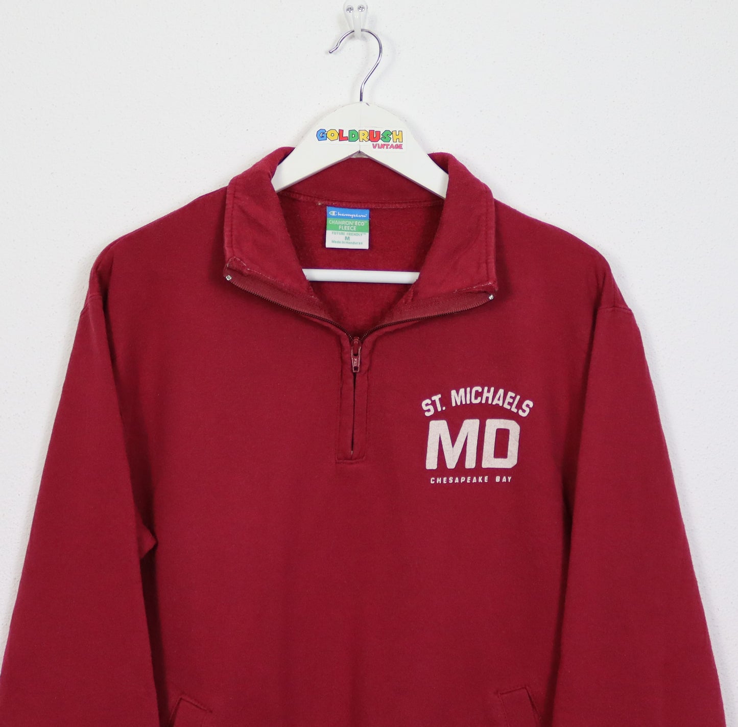 CHAMPION ST.MICHAELS ZIP SWEATER M