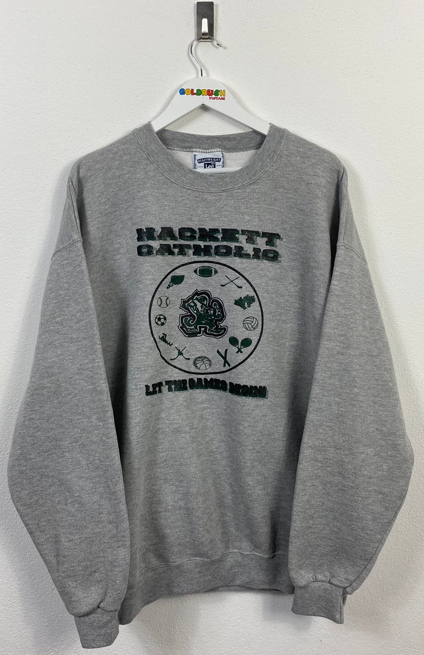 Lee Hackett Catholic Sweater XL